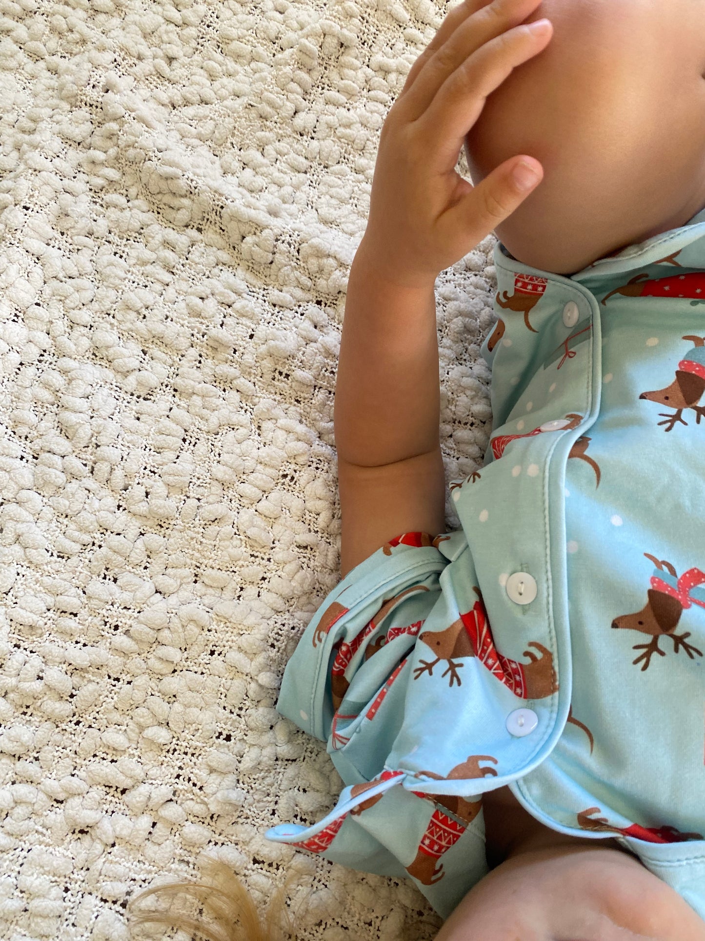 DACHSHUND THROUGH THE SNOW- PJS